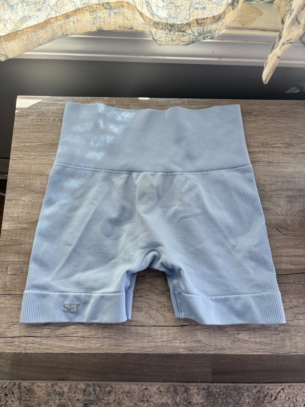 SET Active Sculptflex Seamless Light Blue Shorts